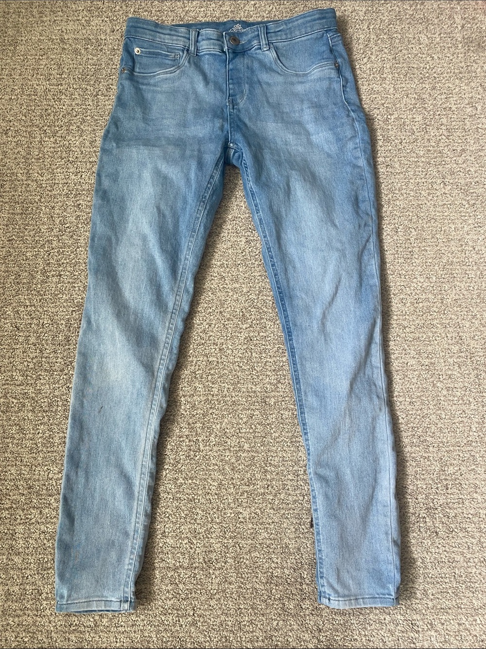 Girls Light Blue Skinny Jeans Jeggings Thereabouts Size 14.5 Plus 14.5 P